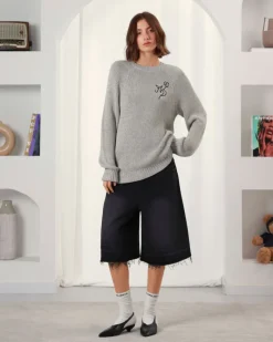 Nude Project Old Baggy Denim Shorts Black Fashion