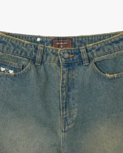 Nude Project Old Baggy Denim Shorts Indigo Online