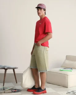 Nude Project Old Baggy Denim Shorts Sand Wash Online