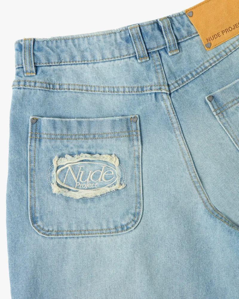 Nude Project Old Baggy Jeans Blue Online