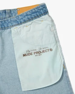 Nude Project Old Baggy Jeans Blue Online