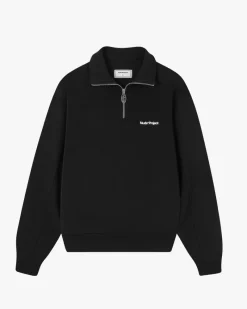 Nude Project Origins Quarter-Zip Black Clearance