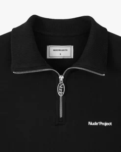 Nude Project Origins Quarter-Zip Black Clearance