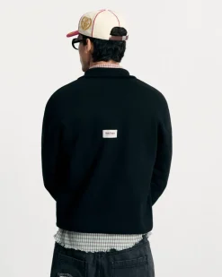 Nude Project Origins Quarter-Zip Black Clearance