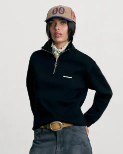 Nude Project Origins Quarter-Zip Black Clearance