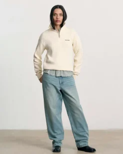 Nude Project Origins Quarter-Zip Marshmallow Fashion