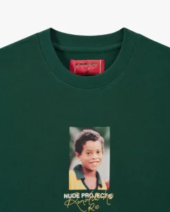 Nude Project Palmares Tee Forest Green Best