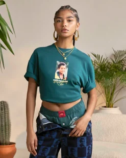 Nude Project Palmares Tee Forest Green Best