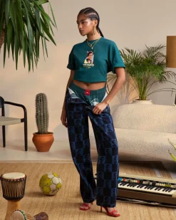 Nude Project Palmares Tee Forest Green Best