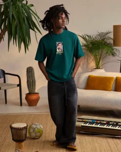 Nude Project Palmares Tee Forest Green Best