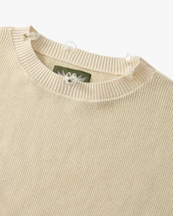 Nude Project Perfect Cropped Knit Sweater Off-White New