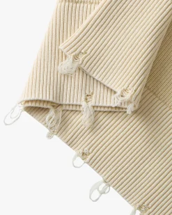 Nude Project Perfect Cropped Knit Sweater Off-White New