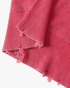 Nude Project Perfect Cropped Zip-Up Hoodie Raspberry Online