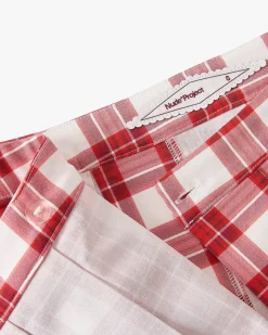 Nude Project Plaided Skirt Red Hot