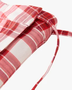 Nude Project Plaided Skirt Red Hot