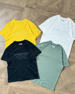 Nude Project Poblenou Tee Yellow Fashion