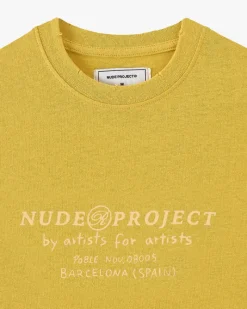 Nude Project Poblenou Tee Yellow Fashion