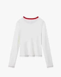 Nude Project Poetic Long-Sleeve Tee Off-White Clearance