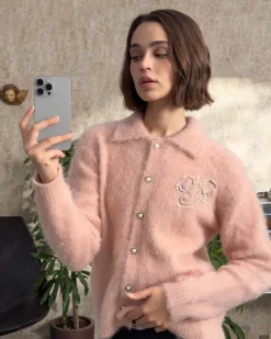 Nude Project Premium Alpaca Button Up Knit Cardigan Fashion