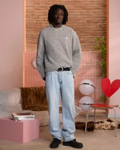 Nude Project Premium Alpaca Sweater Grey Clearance