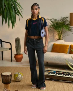 Nude Project R10 Knit Polo Navy Discount