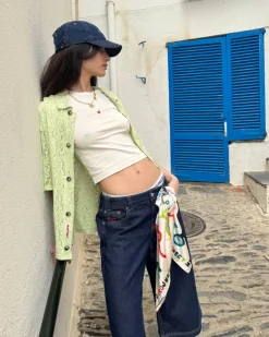 Nude Project Romantica Shirt Green Discount