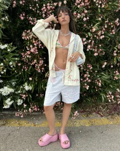 Nude Project Rose Linen Shorts Online