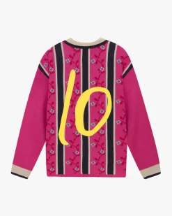 Nude Project Rosel Football Polo Knit Pink Online