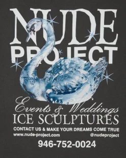 Nude Project Sculpture Tee Ash New