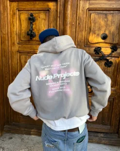 Nude Project Seoul Hoodie Light Grey New