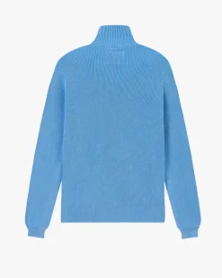 Nude Project Shady Zip-Up Knit Cardigan Blue Outlet