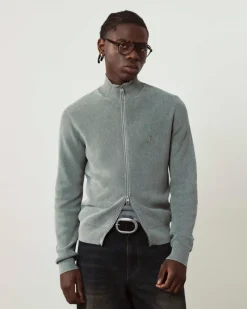 Nude Project Shady Zip-Up Knit Cardigan Green Sale