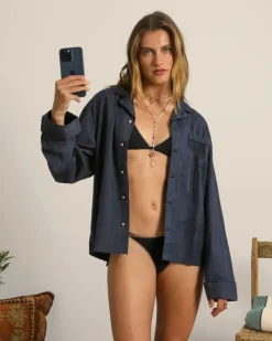 Nude Project Sleepy Shirt Navy Best