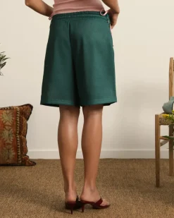 Nude Project Solid Mesh Short Green Hot