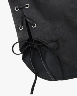 Nude Project Sophisticated Cowgirl Leather Shirt Outlet