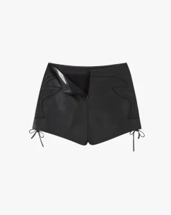 Nude Project Sophisticated Cowgirl Leather Shorts Sale