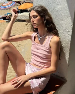 Nude Project Sophisticated Pleasure Tank Top Pink Sale