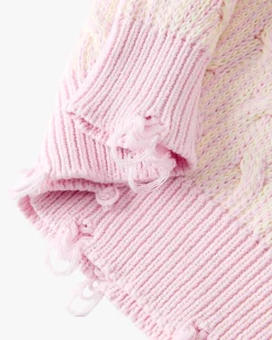 Nude Project Sour Cable Knit Sweater Pink Outlet