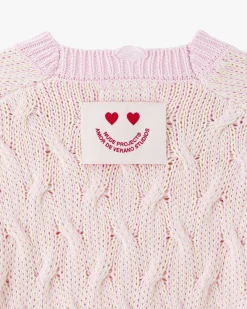 Nude Project Sour Cable Knit Sweater Pink Outlet