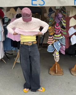 Nude Project Sour Cable Knit Sweater Pink Outlet