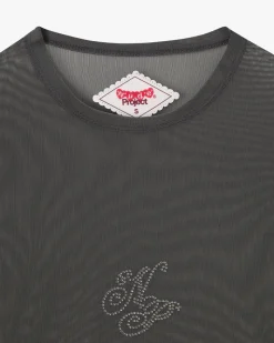 Nude Project Strass Top Ash Online