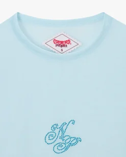 Nude Project Strass Top Blue Clearance