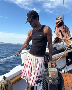 Nude Project Stripes Mesh Short Online