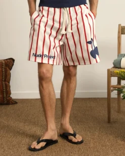 Nude Project Stripes Mesh Short Online