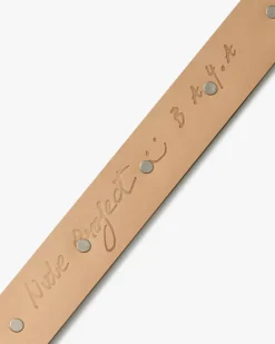 Nude Project Suede Belt Black New