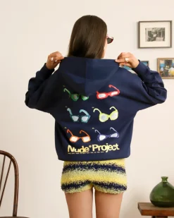 Nude Project Sunglasses Hood Navy Hot