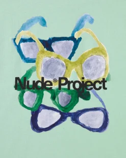 Nude Project Sunglasses Tee Pale Green Clearance