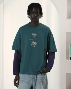 Nude Project Swan Garden Tee Green Online