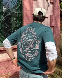 Nude Project Swan Garden Tee Green Online