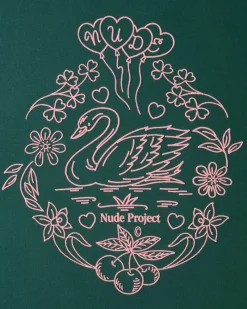 Nude Project Swan Garden Tee Green Online